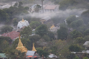 Panorama da collina Mandalay