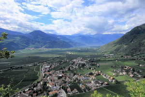 San Paolo e la Val d'Adige verso Merano