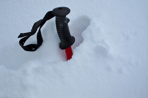 Racchetta = 115 cm, neve = 1 mt