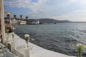 Mykonos - Chora - Aperitivo a Piccola Venezia