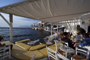 Mykonos - Chora - Aperitivo a Piccola Venezia