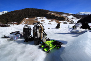 Lago di Valdurna - Immersione in quota e sotto il ghiaccio