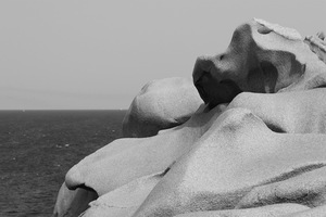 Capo Testa in b/n