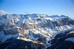 In Motoaliante sulle Dolomiti