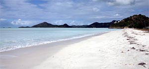 La spiaggia che sta tra il Jolly e il Coco Bay