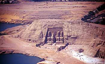 Abu Simbel dall'aereo...grazie a Sayed