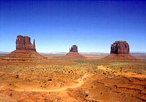 La Monument Valley...è proprio come nei film Western !